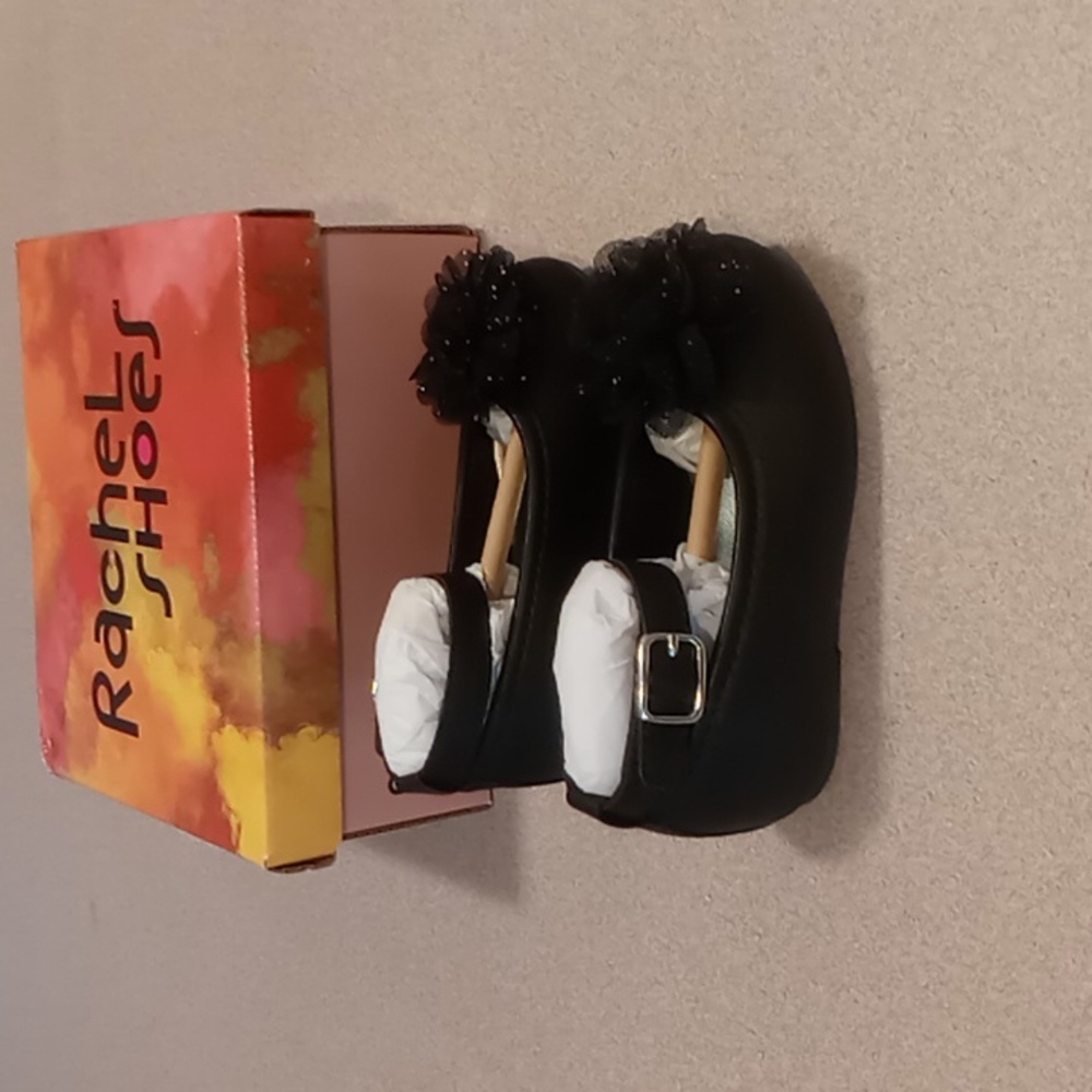 Rachel Shoes Adorable Lil Sylvia Black size  6M New in Box - Picture 6 of 7
